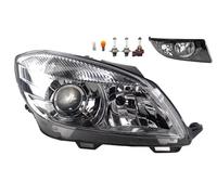 Johns, Faro alogeno anteriore compatibile con Skoda Fabia 54 04/10-12/14 H7 H7 destro + fendinebbia + lampadina