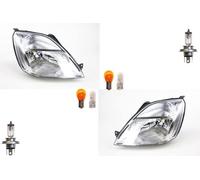 Johns Faro alogeno anteriore per Ford Fiesta 02 02-05 Set di lampadine L R