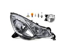 Johns, Faro alogeno anteriore principale adatto per Citroen C3 DS3 11/09 - H7 H1 destro + fendinebbia + lampadina