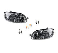 Johns Faro anteriore alogeno per Fiat Punto 188 03-04 Set di lampadine L R