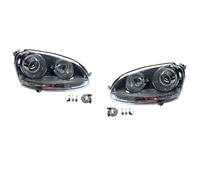 Johns, Set di fari allo xeno anteriore adatto per VW Golf V 1K 5M 10/2003-05/09 D2S H7 sinistra e destra + fendinebbia + lampadina