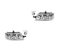 Johns, Set di fari alogeni anteriori adatti per Fiat Ducato 244 04/02 - H7 H1 sinistra e destra + fendinebbia + lampadina