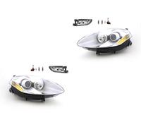 Johns, set di fari alogeni anteriori compatibili con Fiat Bravo 198 04/2007-09/09 H1 H1 sinistro & destro + fendinebbia + lampade