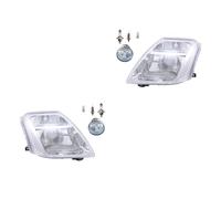 Johns, Set di fari alogeni anteriori per Citroen C2 09/2003 - H4 sinistra e destra + fendinebbia + lampadina
