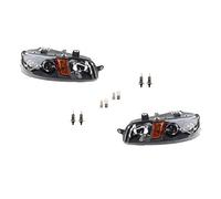 Johns Set di indicatori di direzione alogeni per fari adatti a Fiat Punto 188 Set di lampadine LR