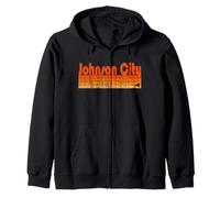 Johnson City, stile retrò anni '80 di New York Felpa con Cappuccio