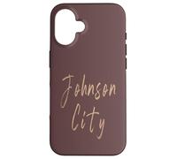 Johnson City Tennessee Design vintage elegante Custodia per iPhone 16