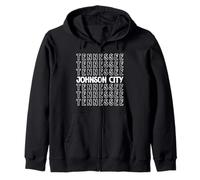 Johnson City Tennessee TN impilato per Uomini e Donne Felpa con Cappuccio