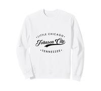 Johnson City Tennessee TN Little Chicago per Uomo e Donna Felpa