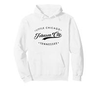 Johnson City Tennessee TN Little Chicago per Uomo e Donna Felpa con Cappuccio