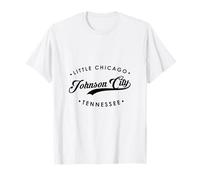 Johnson City Tennessee TN Little Chicago per Uomo e Donna Maglietta