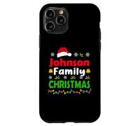 Johnson Family Christmas Matching Personalised Funny Xmas Custodia per iPhone 11 Pro