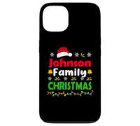 Johnson Family Christmas Matching Personalised Funny Xmas Custodia per iPhone 13