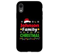 Johnson Family Christmas Matching Personalised Funny Xmas Custodia per iPhone XR