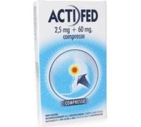 Johnson & Johnson - Actifed 2,5 mg + 60 mg - Decongestionante In Caso Di Raffreddore 12 Compresse