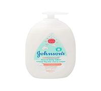 Johnson & Johnson Baby, Crema Liquida Viso e Corpo, Cottontouch, per Bambini e Neonati, Senza Coloranti Solfati e Ftalati, con Vero Cotone, 500ml