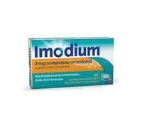 Johnson & Johnson Imodium 2 mg - Trattamento Diarrea Acuta 12 Compresse Orosolubili