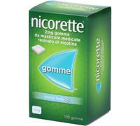 Johnson & Johnson Nicorette 2 mg Gusto menta forte - 105 Gomme masticabili per smettere di fumare