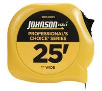 Johnson Level & Tool 1803-0025 - Nastro adesivo Professional's Choice, 63 m, nero/giallo, 1 nastro