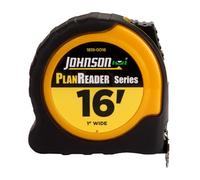 Johnson Level & Tool 1819-0016 - Lettore di piani di ricarica, 4,6 m, colore: Nero/Argento