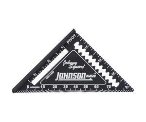 Johnson Level & Tool Manufacturing 1904-0450 - Squadra professionale Johnny Square, finitura facile da leggere, 11,4 cm