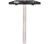 Johnson Level & Tool RTS24 RockRipper con testa in fusione strutturale e lama in alluminio perforato, 61 cm, argento, 1 lama