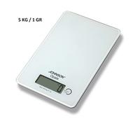 Johnson Opale Bilancia Da Cucina Digitale In Vetro Portata 5 KG Display LED