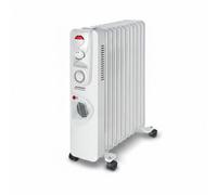 Johnson Radiatore ad olio 11 elementi 2500W, programmatore 24h, turbo ventilato