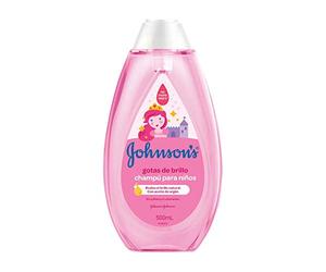 Johnson's Baby Gocce di Luce Shampoo Bambini con Proteine della Seta e Olio di Argan, delicato con formula Non Più Lacrime, Shampoo capelli senza sapone, alcol e coloranti, 500 ml