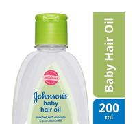Johnson's Baby Hair Oil con avocado, 200 ml