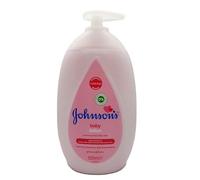 Johnson's Baby Lozione (1 x 500 ml) Lozione per il corpo nutriente e ipoallergenica per pelli delicate con olio di cocco per una protezione dell'umidità 24h