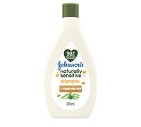 Johnson's Baby Naturally Sensitive Bagnetto, Bagnoschiuma bambini naturale per pelli sensibili, Docciaschiuma bambini con formula Non Più Lacrime, Bagnoschiuma neonato vegano con Aloe Vera, 395 ml