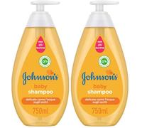 Johnson's Baby Shampoo bambini delicato e ipoallergenico, Shampoo neonati con formula Non Più Lacrime, Adatto per capelli delicati e senza sapone, alcol e coloranti, 750 ml (Confezione da 2)