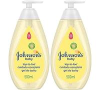 Johnson's Baby Top-to-Toe 3 in 1 Bagno dalla Testa ai Piedi 2 x 500 ml | Bagnoschiuma, shampoo e detergente 3in1, Per viso, corpo e capelli, Idratante, Per pelle delicata di neonati e bambini