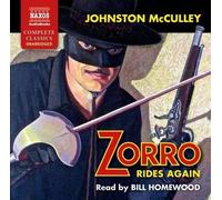 Johnston McCulley Zorro Rides Again (CD) Zorro