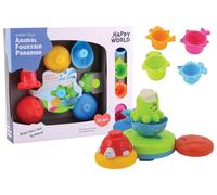 Johntoy 22266 Happy World Paradise Bath Toy in Opentouch Box, Multicoloured