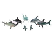 Johntoy Animal World play set ocean animals 7-piece