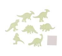 Johntoy - Glow in the dark 3D muur dino\`s 7dlg. NUOVO