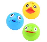Johntoy Happy World Dieren Bath Speelball, Pack of 3
