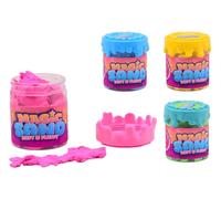 JohnToy Sabbia da gioco Fluffy Sabbia 450 grammi giocattolo creativo Multi colori