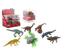 Johntoy Set di dinosauri, Animal World, 8 pezzi, divertimento