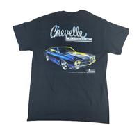 Johny Rockstar '70 Chevelle Chevy Chevrolet 1970s Muscolo Auto T Shirt TDC-212