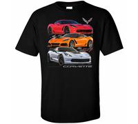 Johny Rockstar Chevy Chevrolet Corvette C7 Auto Automobili T Shirt TDC-246