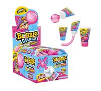 JohnyBee Bubble Squezee Bubble Gum in Tubetti da Spremere Gusto Fruttato Espositore da gr.30x24
