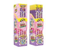 JohnyBee Super Looong Necklaces Collanine di Caramelle Tutti Frutti Formato Gigante per Feste e Party Espositore da 24 Confezioni