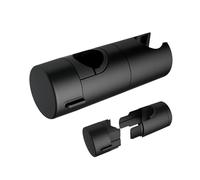 JOHO Supporto doccia regolabile per colonna doccia asta doccia con diametro di 22-25 mm, nero