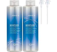 Joico, set shampoo 1000 ml e balsamo 1000 ml, per capelli secchi, danneggiati o disidratati, con pompetta (etichetta in italiano non garantita)