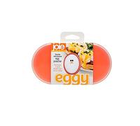 Joie 50527 - Cuociuova doppio per microonde, in silicone antiaderente, approvato LFGB, bianco