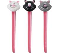 Joie Harold Import Co. Meow-Fascette per Borse, Plastica, Bianco/Nero/Grigio