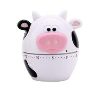 Joie Moo Cow - Timer da cucina da 60 minuti, timer da cucina o attività, facile da usare, facile da pulire, plastica, bianco, 1 pezzo